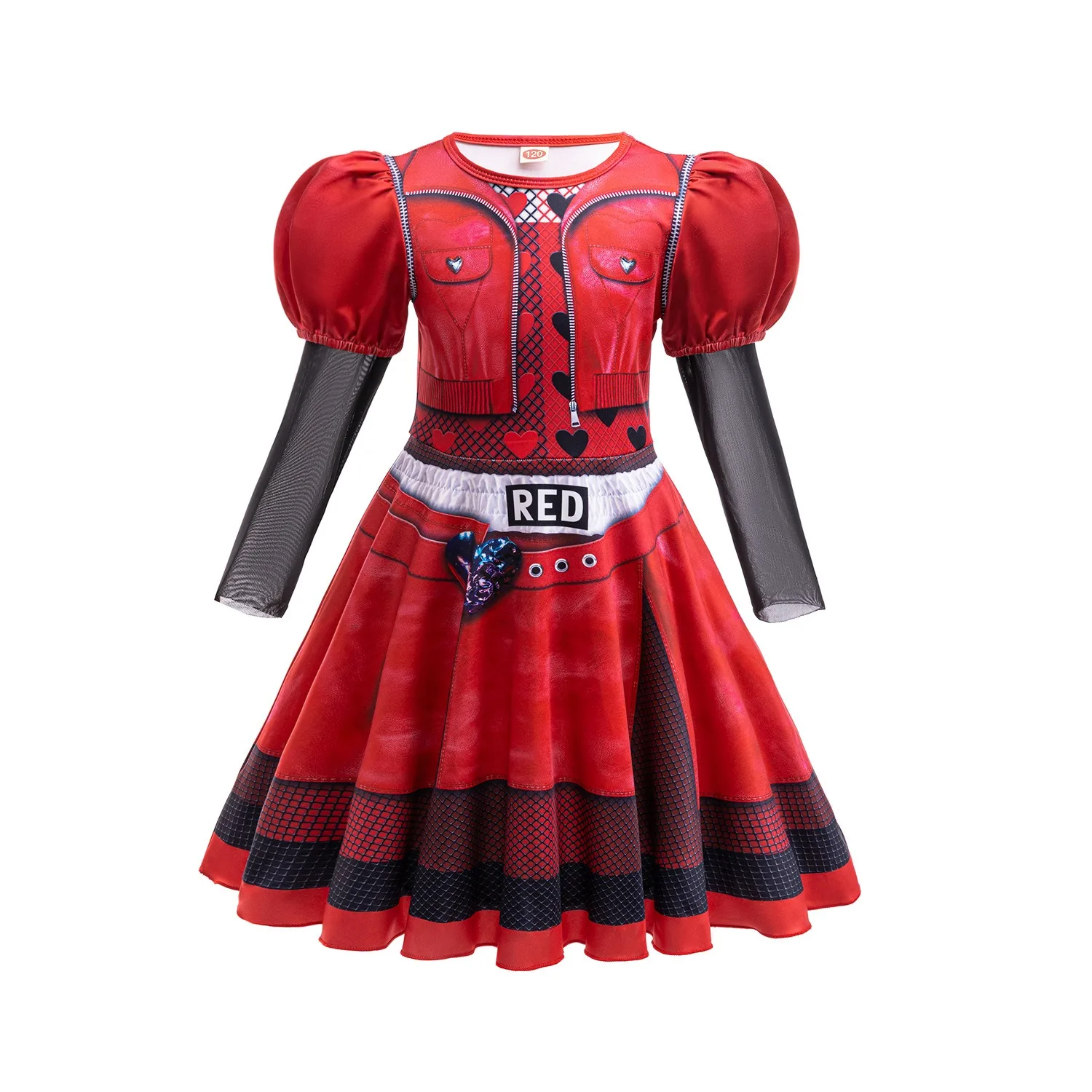 Костюм для косплея Bridget девочек красный костюм D-Descendants 4 детское маскировочное