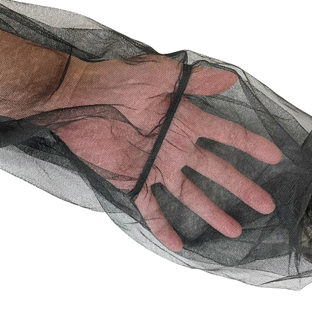 

For Outdoor Work Anti-mosquito Cover Fishing Sleeves Accessories Anti-insecting Sleeve Black Fishing Equipment 1 Pair 15*8*4cm