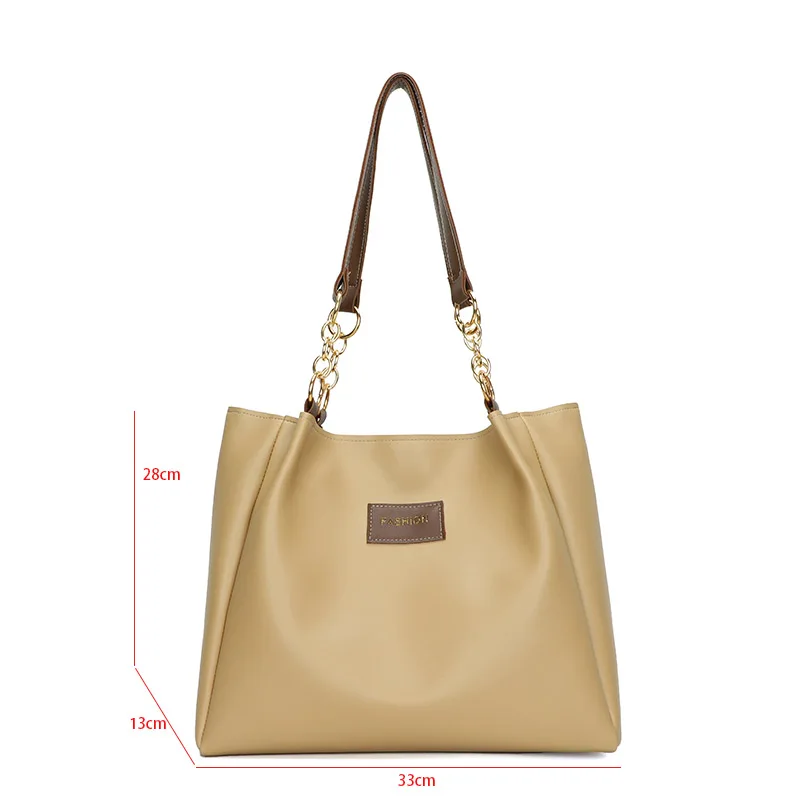 Большая сумка-шоппер из искусственной кожи для женщин винтажный дизайнерский