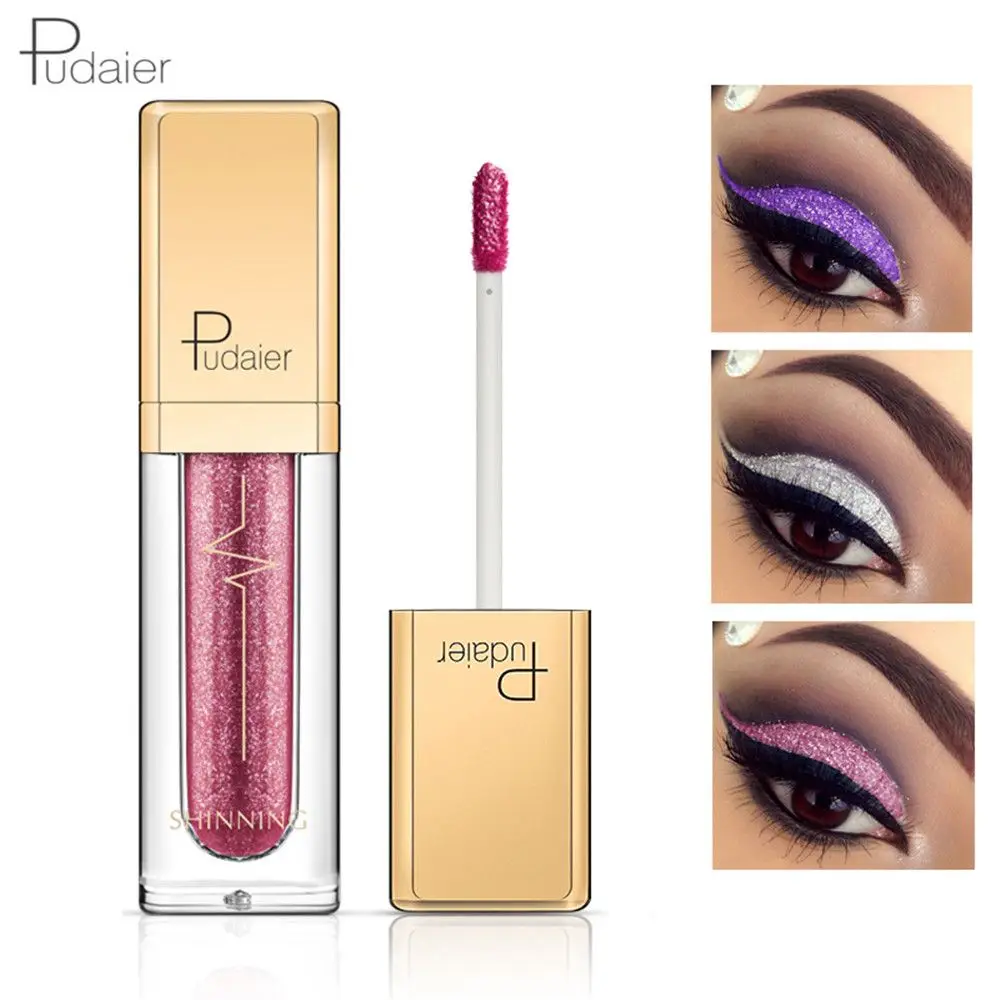 

Beauty Party Makeup Shimmer Shiny Long Lasting Glitter Highlight Eyeliner Gel Combination Liquid Eyeshadow Eye Cosmetic