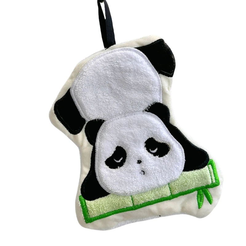 Новые полотенца для рук с рисунком панды ванной и кухни мягкая быстросохнущая