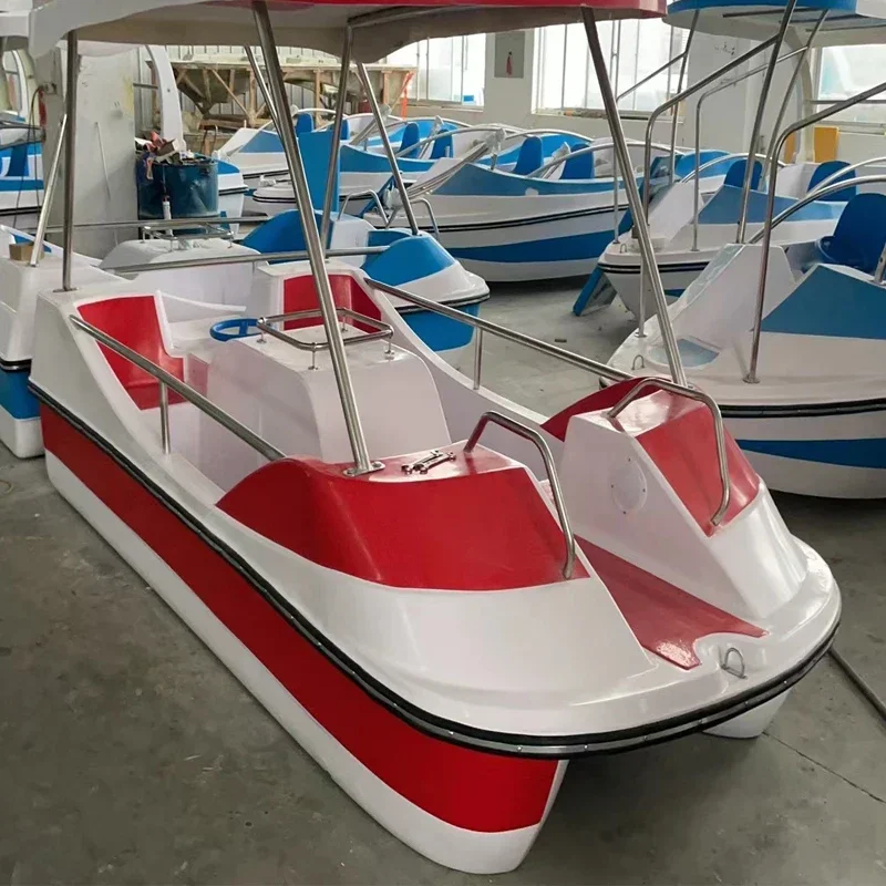 Оборудование для водных игр из стекловолокна разного дизайна лодка с педалью на 4