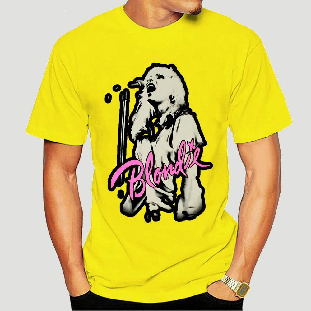 

Camiseta Blondie on stage Rock TeeRetro, camiseta NewPunk de los years 70, 9028X