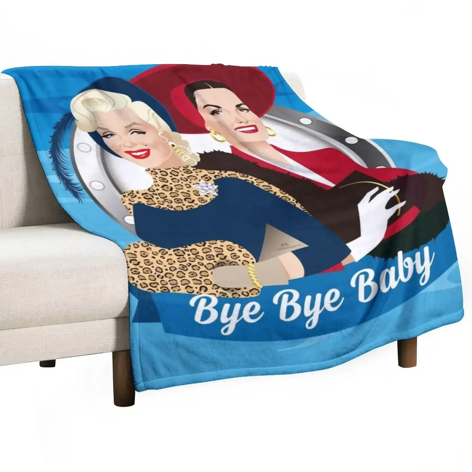 Bye bye детский плед летние декоративные одеяла для диванов