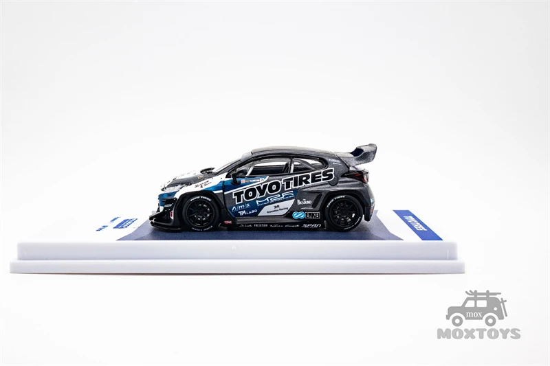Tarmac работает 1:64 Pandem GR Yaris TOYO шины литая модель автомобиля