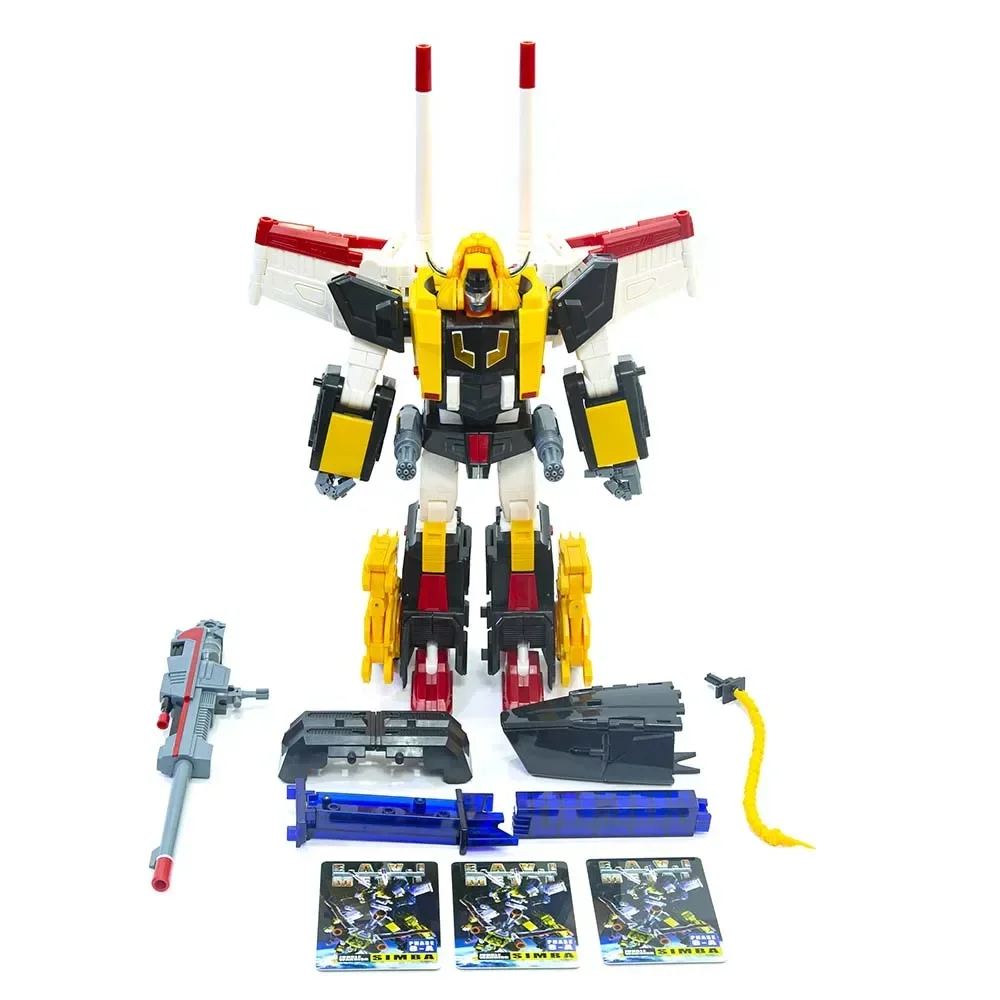 Деформированные игрушки KFC Eavi Металлическая фаза 8A P-8A Воин джунглей Симба