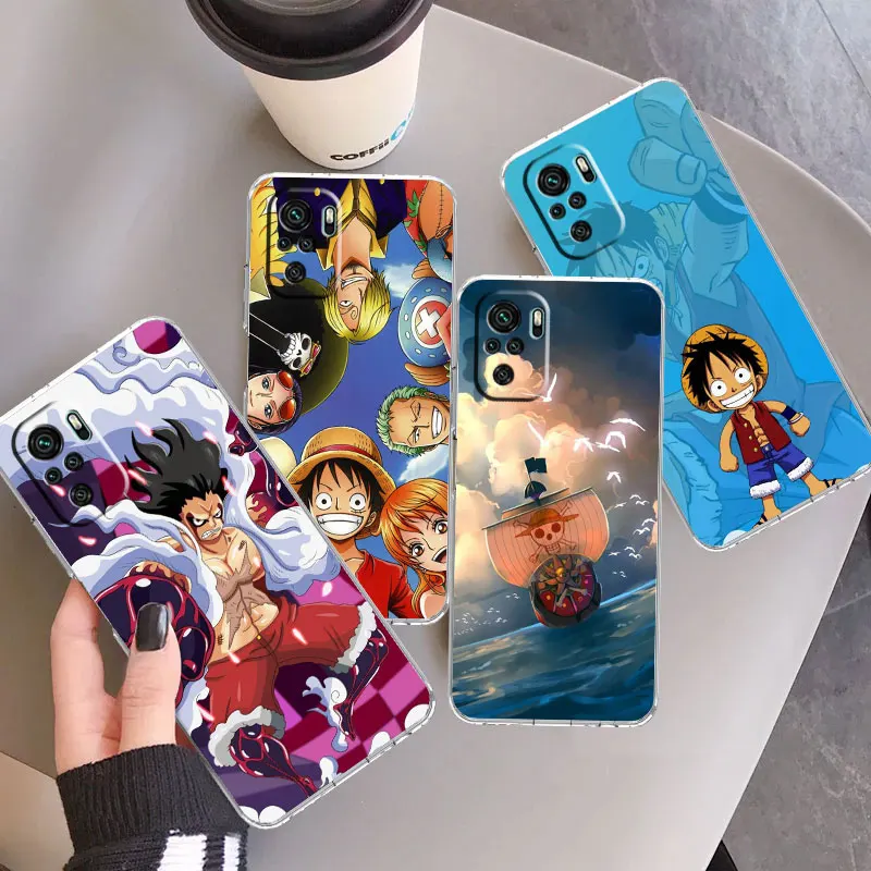 

Clear Case For Xiaomi Redmi Note 11 10 Pro 12 9 8 12C 10C 9C 11S 10S 9S Silicone Phone Cover Soft Funda Japan Anime OnePiece