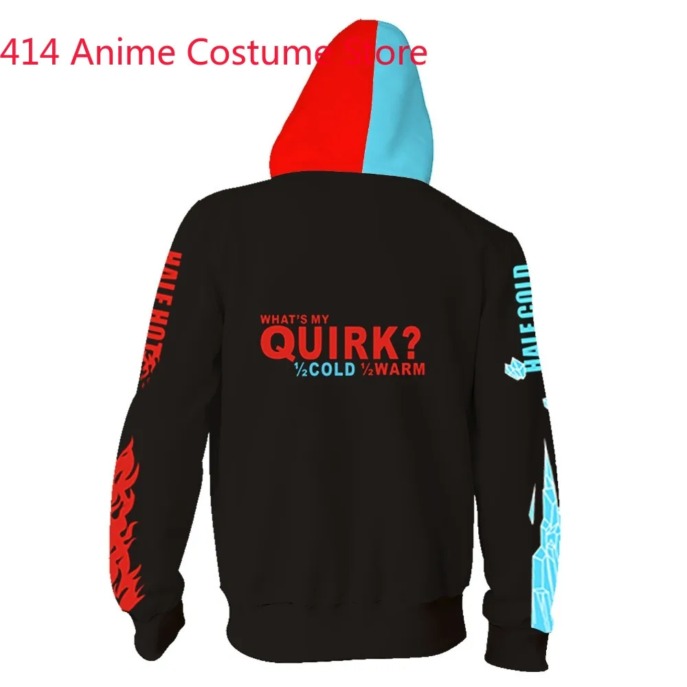 Костюм для косплея аниме мужчин и женщин толстовки свитшоты Bakugou Todoroki Shoto куртка