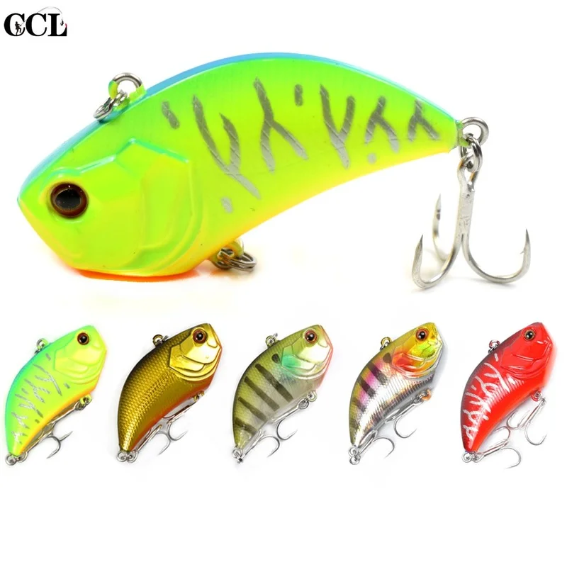 

CCLTBA 5CM 14.6G Mini Lipless Crankbait Sinking Fishing Vib Lure ABS Hard Plastic Vibe Fishing Lures