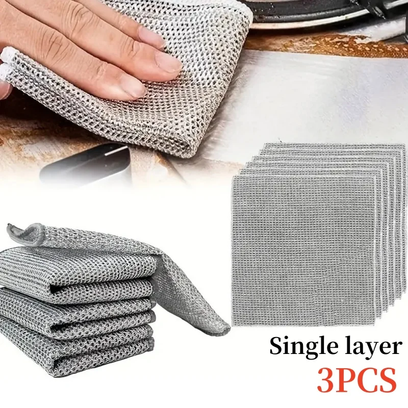 

Салфетки из серебряной проволоки для уборки 3/20 шт