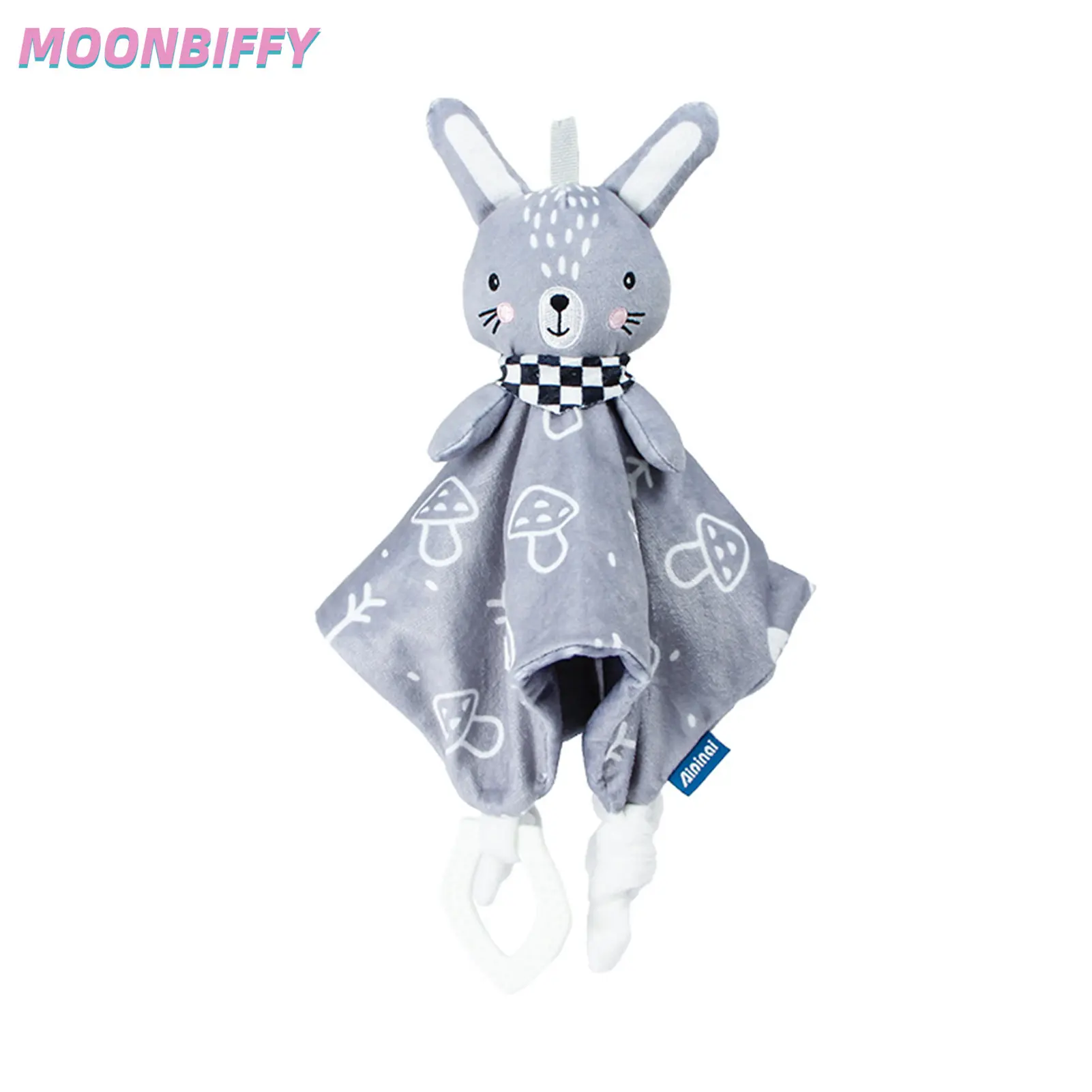 

Одеяло безопасности, плюшевые игрушки, искусственное полотенце, милое животное, Медведь, Кролик, успокаивающее полотенце, подарок ребенку на день рождения