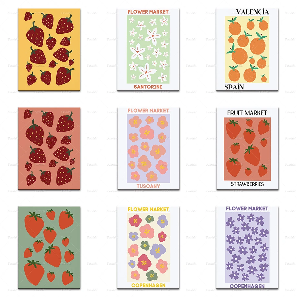 

Toulouse，London Flower Market Poster Print,Modern Art Bedroom Decor, Living Room,Scandinavian Art, Wall Art Canvas Painting Gift