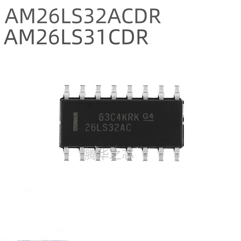 

10PCS new AM26LS31CDR package SOP16 AM26LS32ACDR four-way differential line receiver