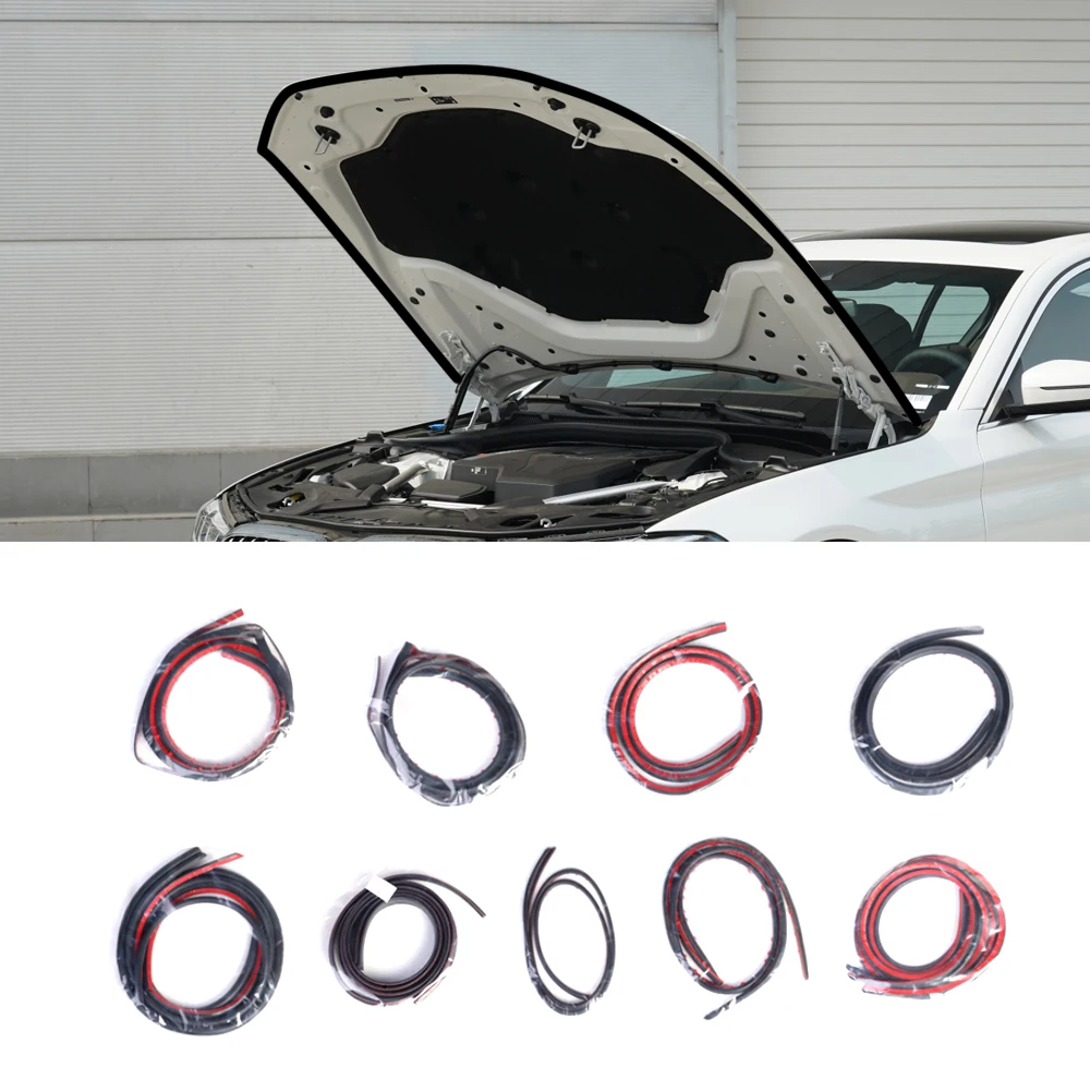 

Автомобильные аксессуары, нарезанная уплотнительная лента, наклейка на капот, уплотнитель, резиновая звукоизоляция для BMW 5 серии (G30) 2017-2022 г...