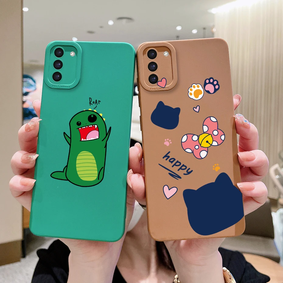 

Чехол для Samsung S21 FE, милый квадратный силиконовый чехол с динозавром для Samsung Galaxy s21 S 21 Plus Ultra FE