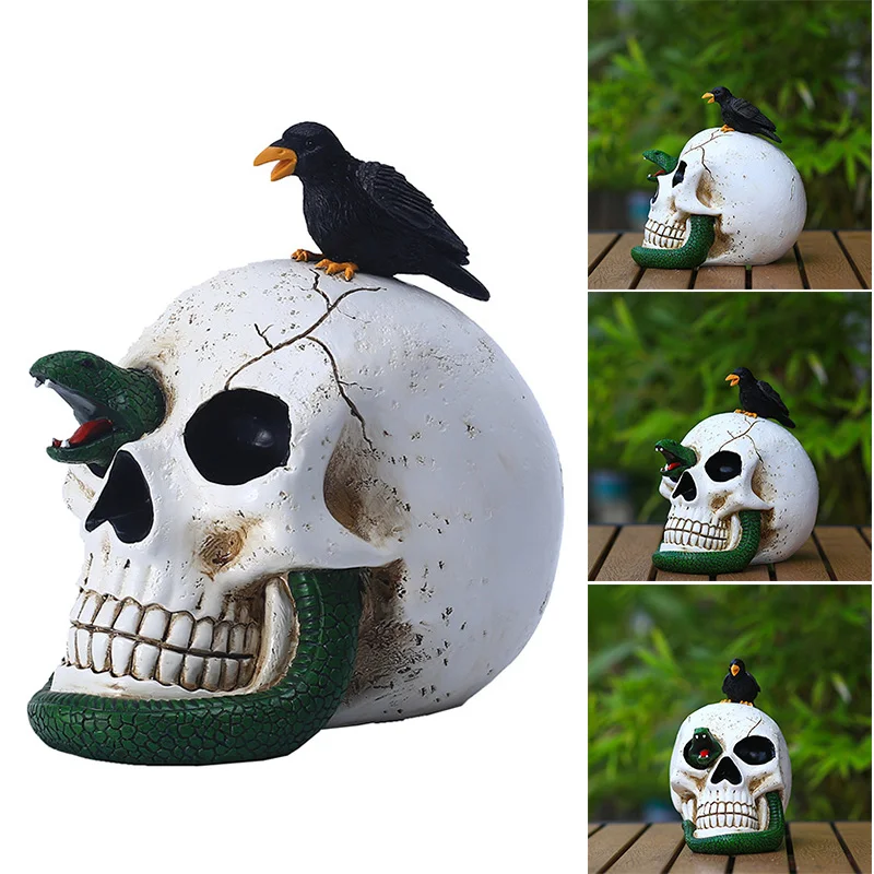 

High Quality White Skull Ornament High Quality For Halloween