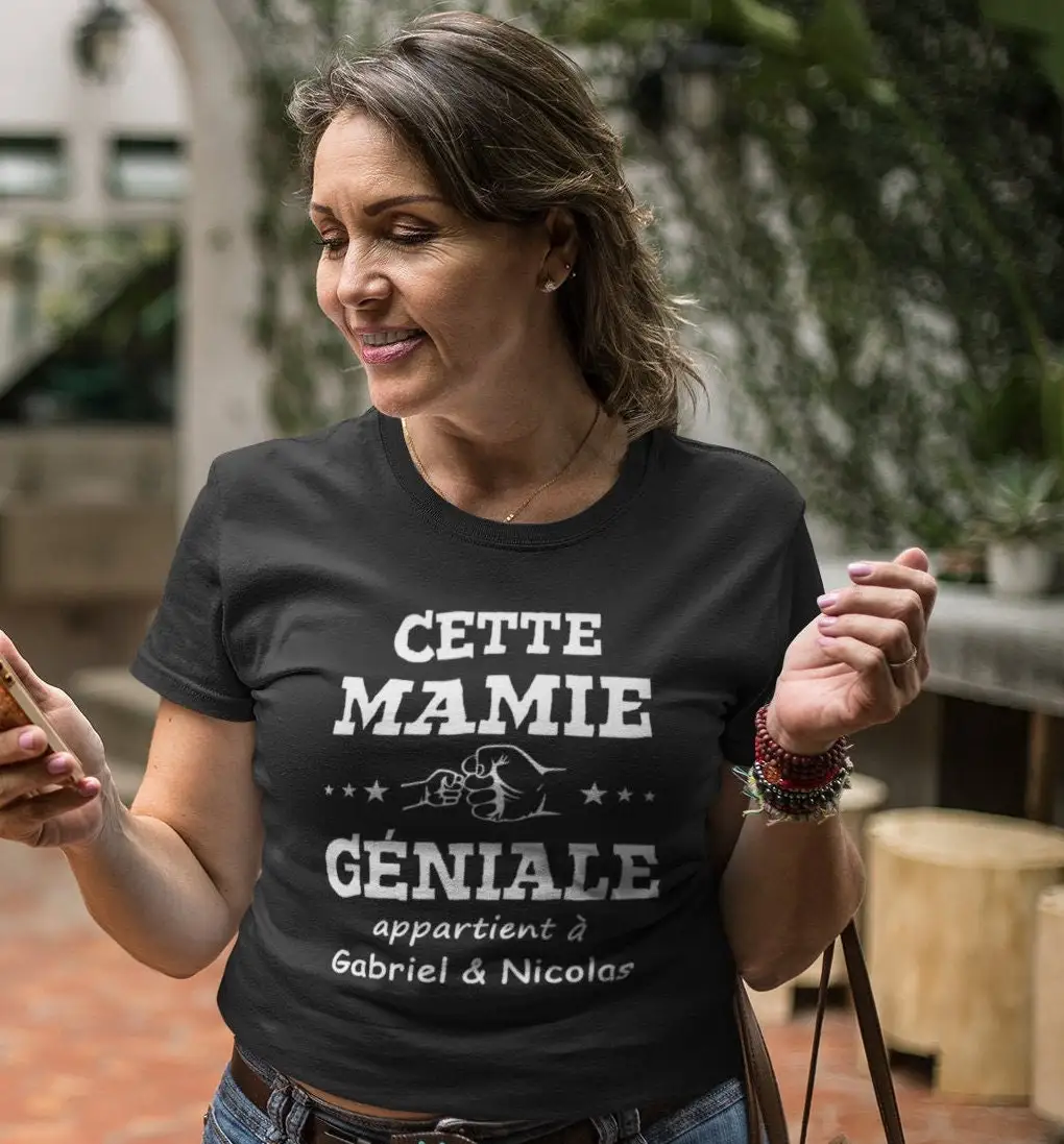 Mamie inaniale menu courtes personnalisable Cadeau каждый день des mères grand mère maman personnalisé