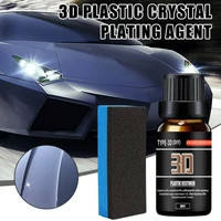 30ml car plastic restore agent wax long lasting plastic retreading agent waterproof auto detailing car repair polish accessories