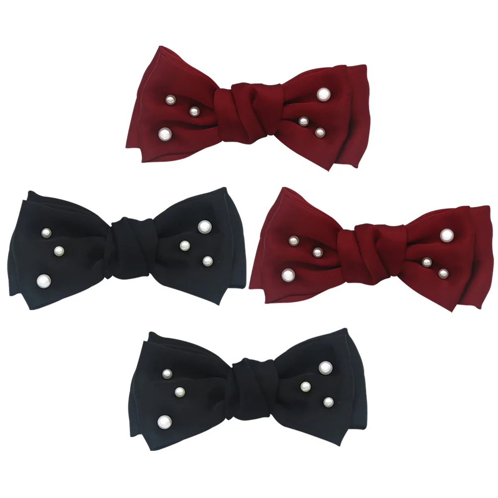 

4 Pcs Bow Shoe Flower Clip Embellishments Decor Charms Clips Bride Decorative Boot Decorations Small Buckle