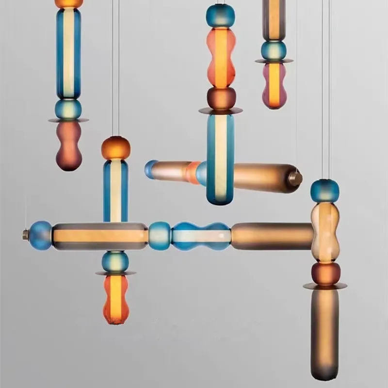 Подвесной светильник Candy креативный дизайнерский стеклянный подвесной для бара