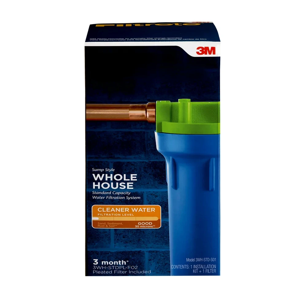 

Whole House Water Filtration System, Sump Style, 3WH-STD-S01