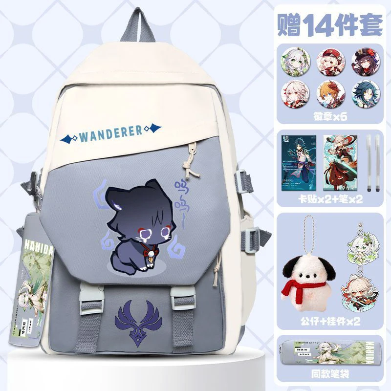 Игра GS Impact Cos фарузан лая нахида Balladeer и т. д. Простой цветной контрастный дорожный