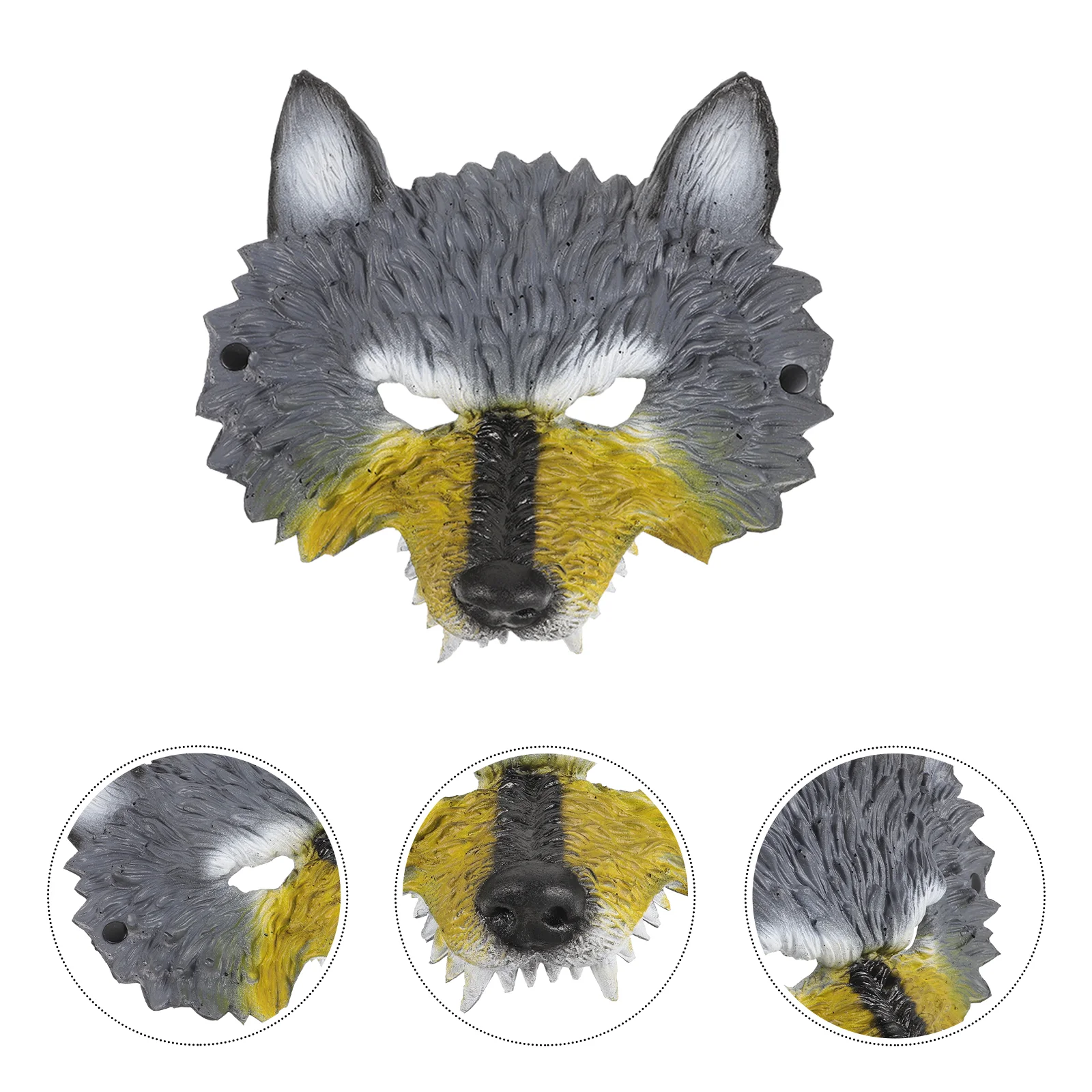 

Female Mask The Masquerade Adults Halloween Props Wolf Carnival Party Creative Pu Accessory