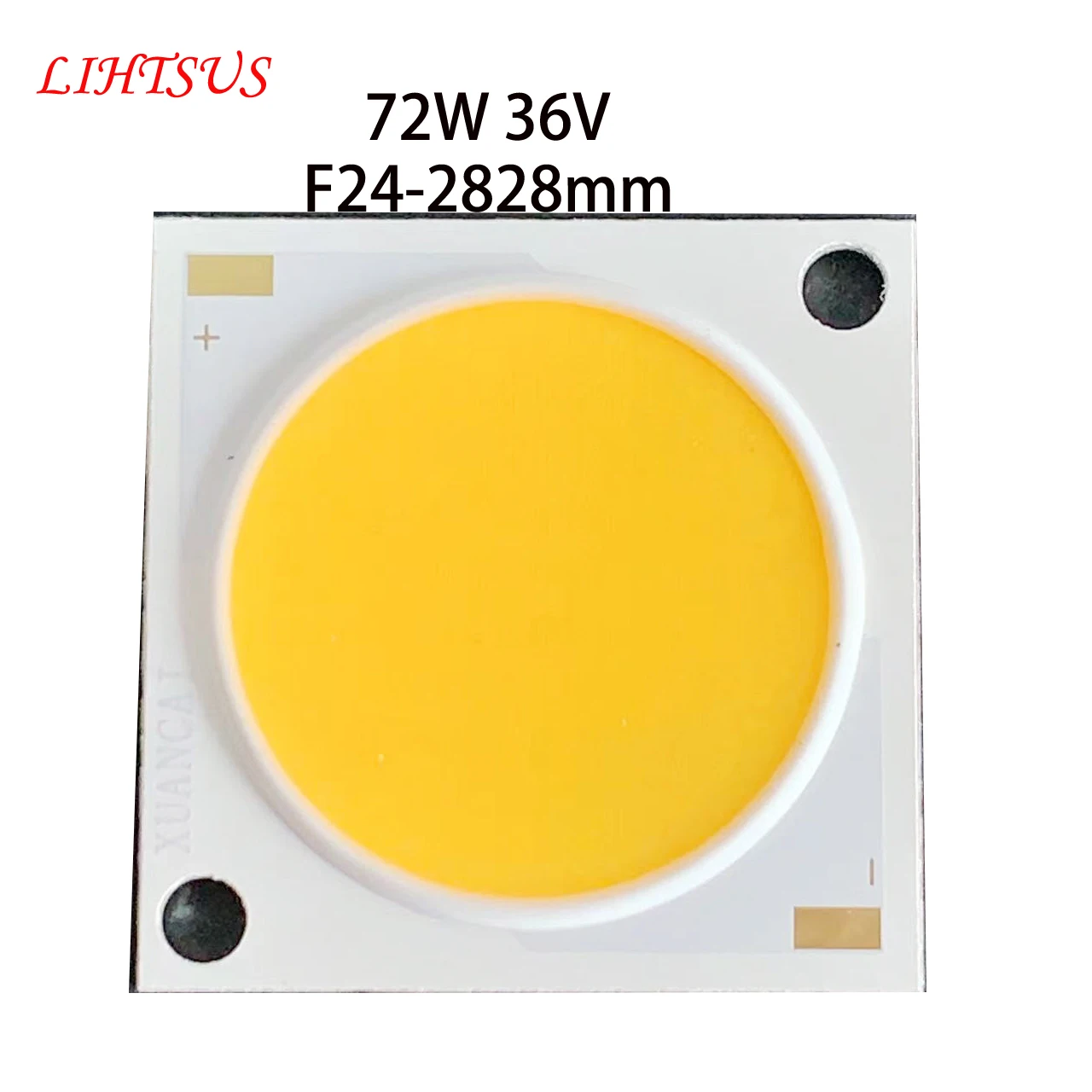 

LED Chip 30W 42W 72W CRI Ra 80 COB Warm Natural White 3000K 4000K 6000K 2828 DIY Bulb Track Down Light