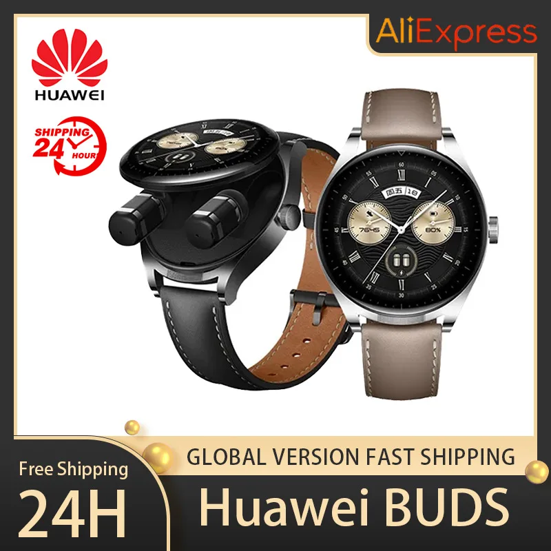

Смарт-часы Huawei Buds Harmony OS, Bluetooth, беспроводная зарядка, водонепроницаемые, с оригинальными наушниками-вкладышами, профессиональное управление здоровьем, 2023