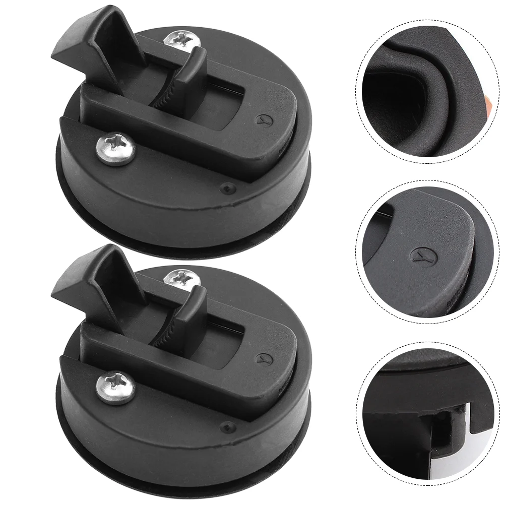 

2 Pcs Cabinet Handle Gate Lock Sturdy Hatch Latches Heat-resistant Door Household Locks Lift Useful Multipurpose Catches