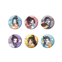 anime grandmaster of demonic cultivation yummy series cartoon badge wei wuxian lan wangji cosplay brooch pins collection gifts