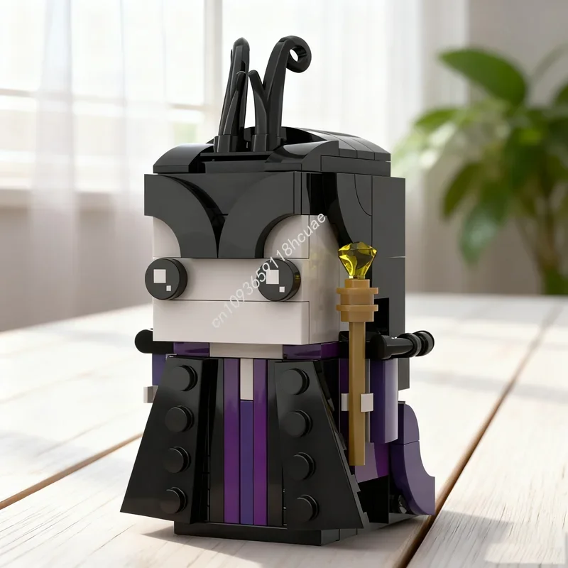 Фото 142 шт. MOC Maleficent Brickheadzed модель строительные блоки архитектура сборка Рождественский подарок DIY игрушки творческое образование дети №1
