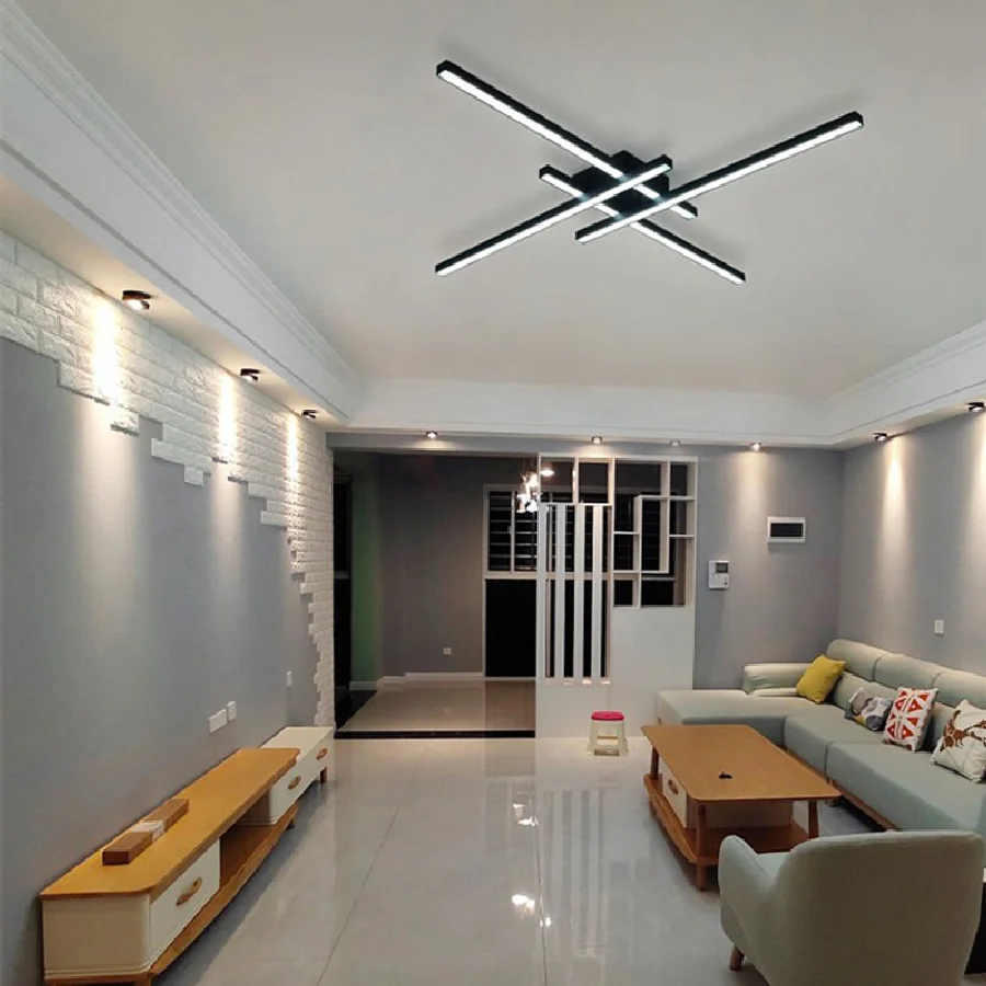 

Современный минималистичный потолочный светильник, светодиодный комнатный светильник для создания атмосферы, приглушаемая потолочная ла...