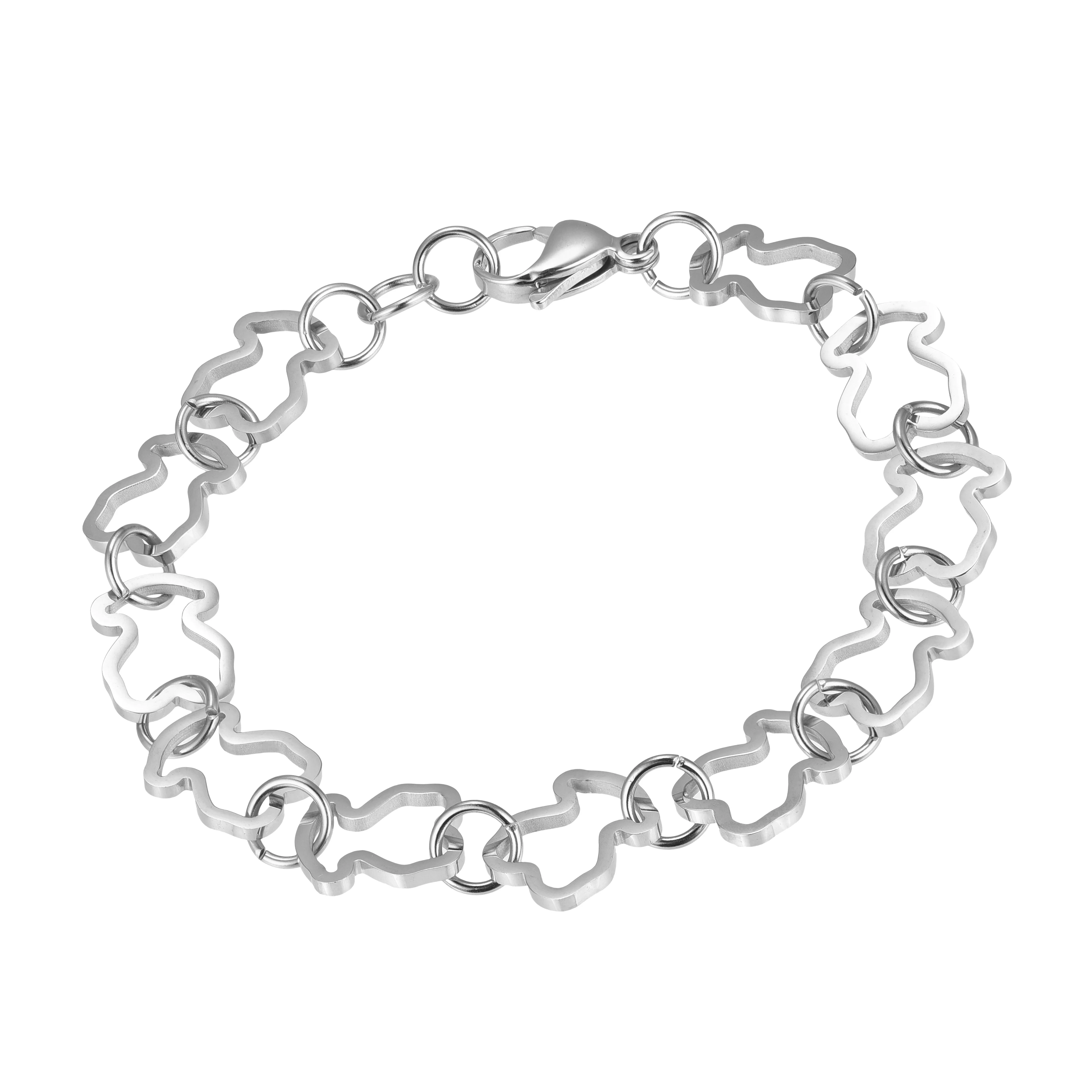

316L titanium steel Hip Hop Rock Little Bear Lady Bracelets Temperament And Contracted Girls Party Jewelry Gifts