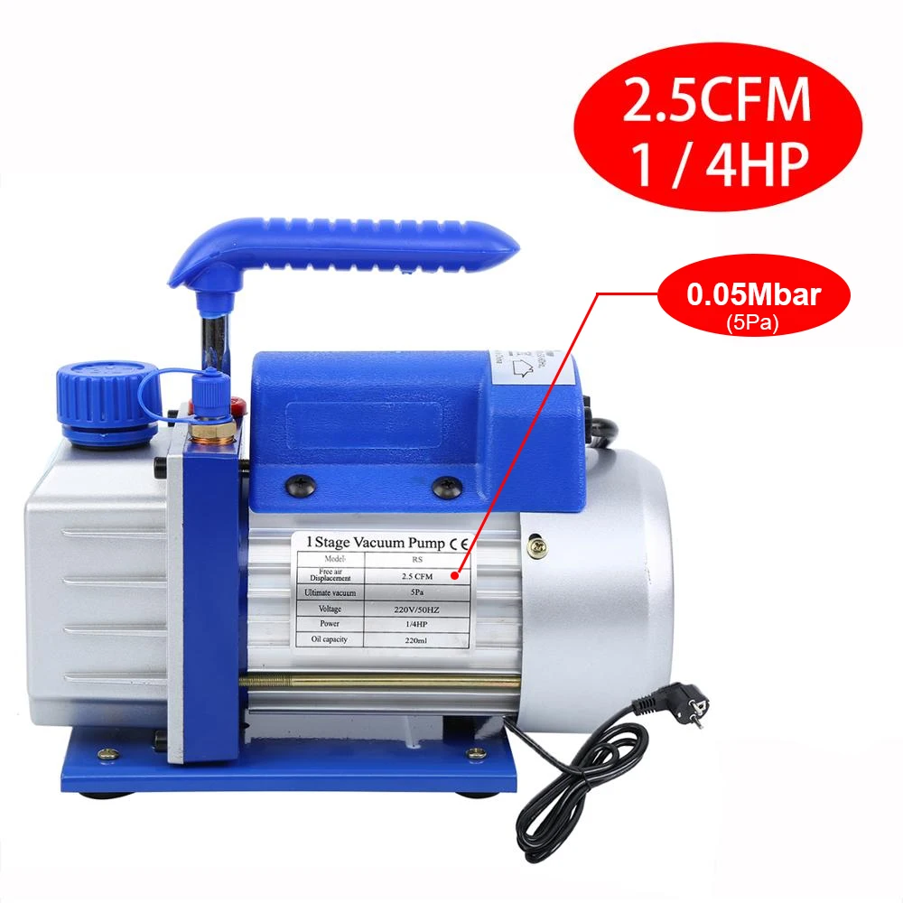 

Amonstar Vacuum Pump 220V Refrigerant Vacuum pump Compressor Air Conditioning 71L / MIN 2.5CFM 3.5CFM 1 / 4HP