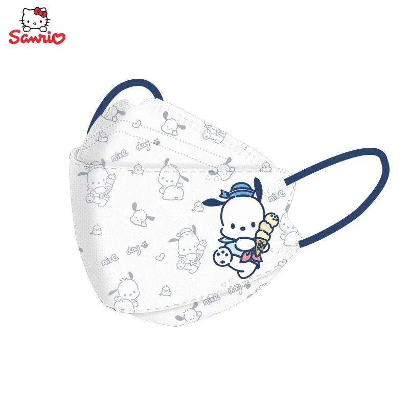 Kawaii Hello kitty Cinnamoroll Mask Anime 3D Three-Dimensional Independent Packaging Adult Style Breathable Thin Four-Layer