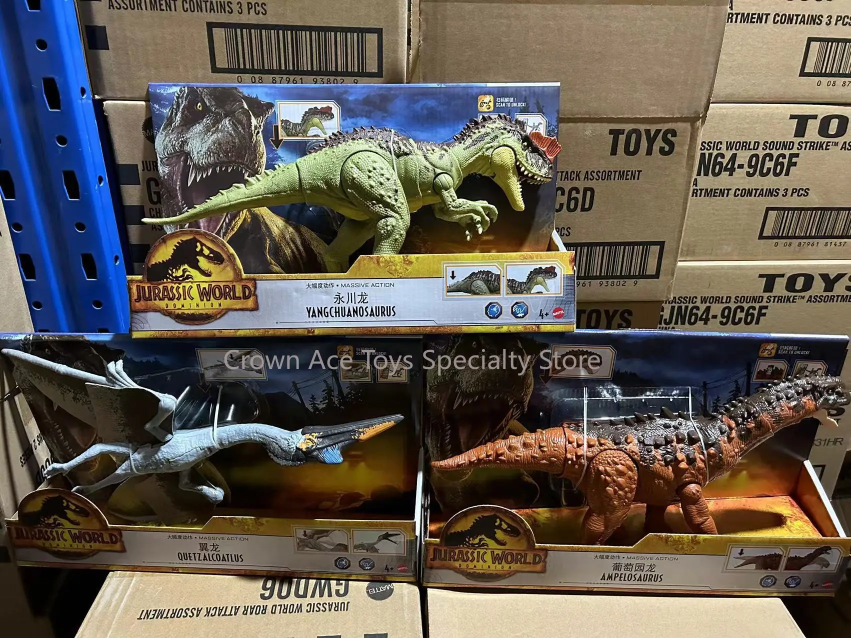 Mattel серия Мир Юрского периода 3 Новинка Yongchuanlong Fengshen Pterosaur Игрушечная модель