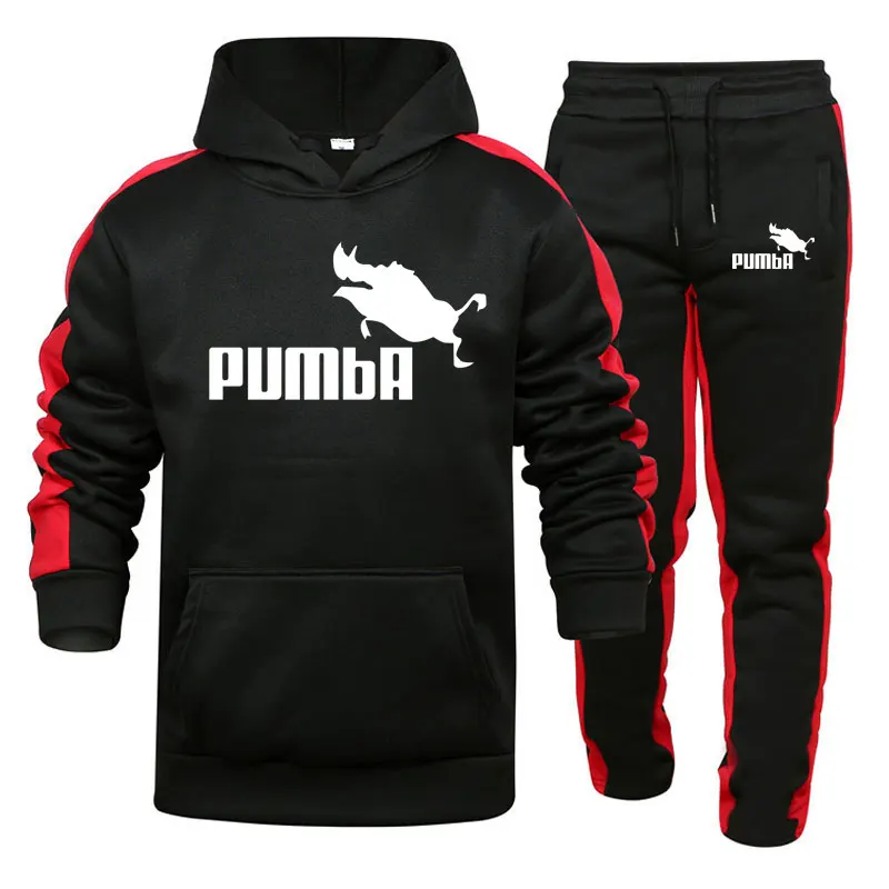 

New Autumn Winter Luxury Brand Sport Set Men's 2-piece SWEATS + Sports Pants Sportswear Hoodie Casual Men Designer Suit