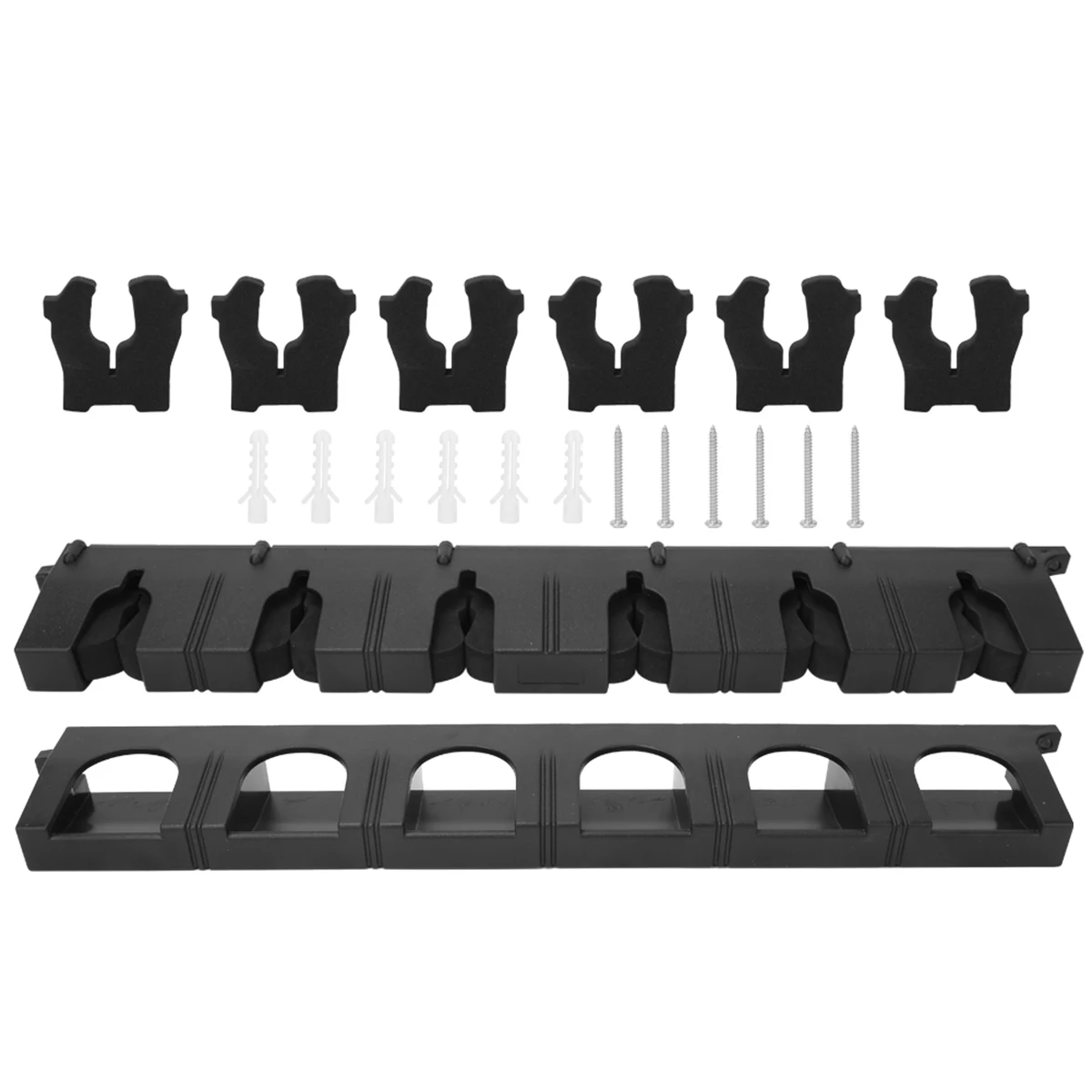 

6-Rod Rack Fishing Rod Display Stand Wall Mount Fishing Pole Holder 6-Rod Rack