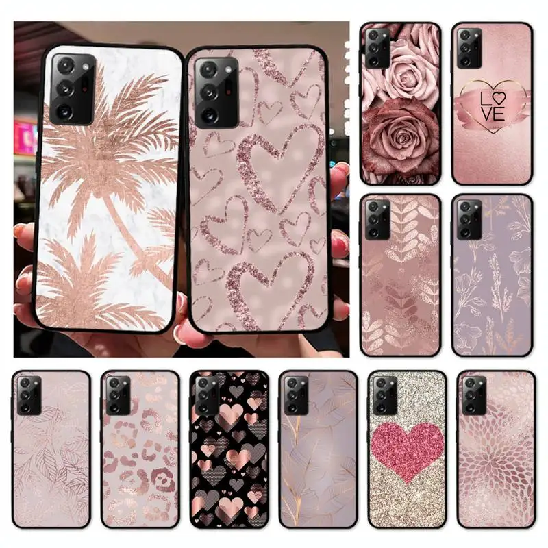 

Beautiful Gold Rose Phone Case For Samsung Note 20 Ultra 10 Pro 9 8 5 M51 M31 M30 S M20 M11 M10 A20S A32 Cover