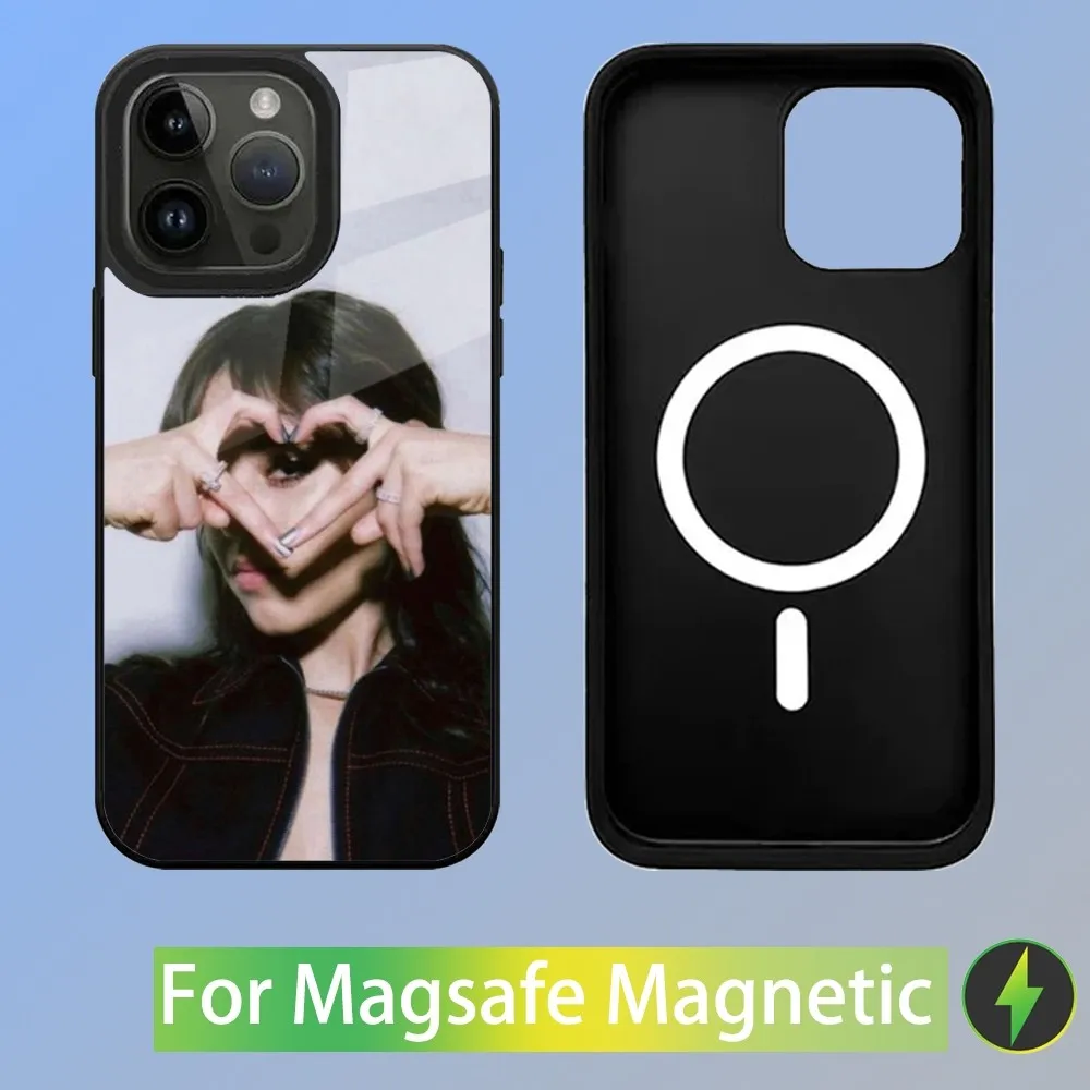 Чехол для телефона J-Jenna O-Ortega iPhone 15 14 13 12 11 Plus Pro Max Mini Magsafe Магнитная Беспроводная