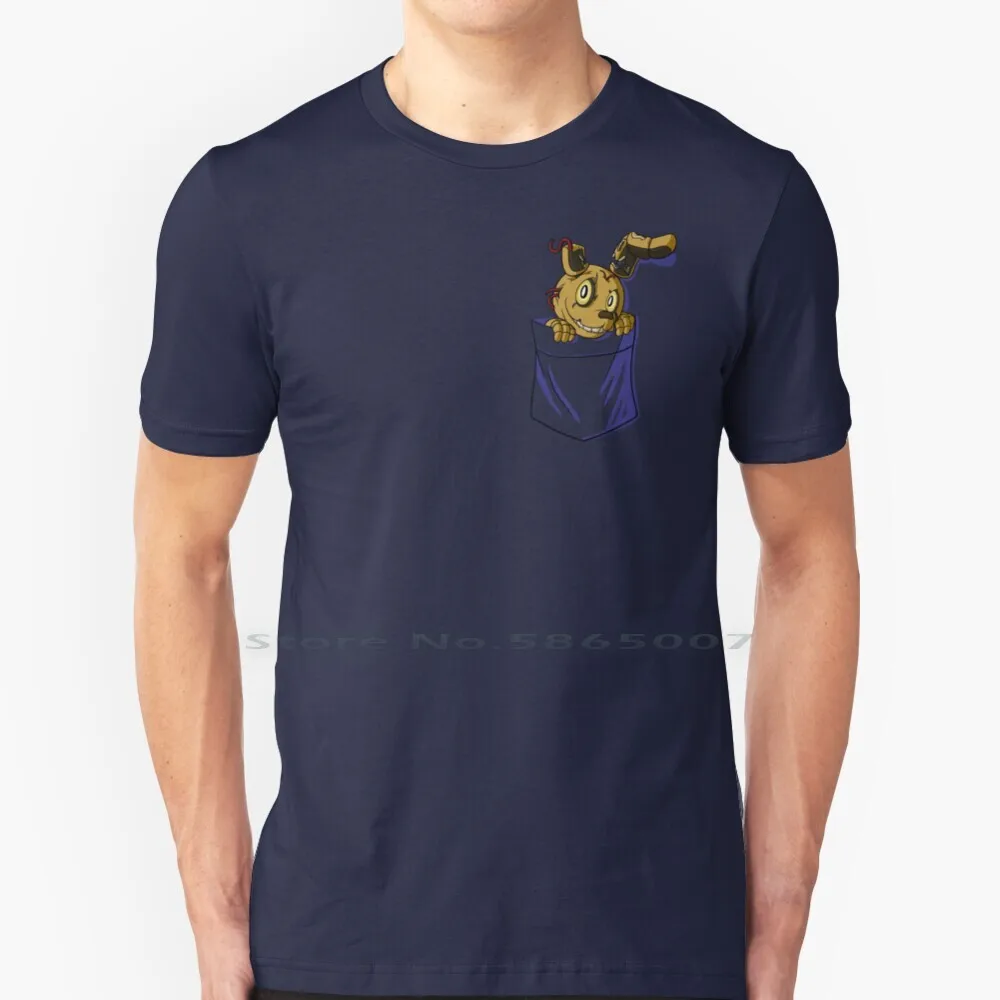 

Springtrap In My Pocket T Shirt 100% Cotton Five Nights At 3 Fnaf 3 Springtrap Spring Trap Cawthon Indie Video Games Horror