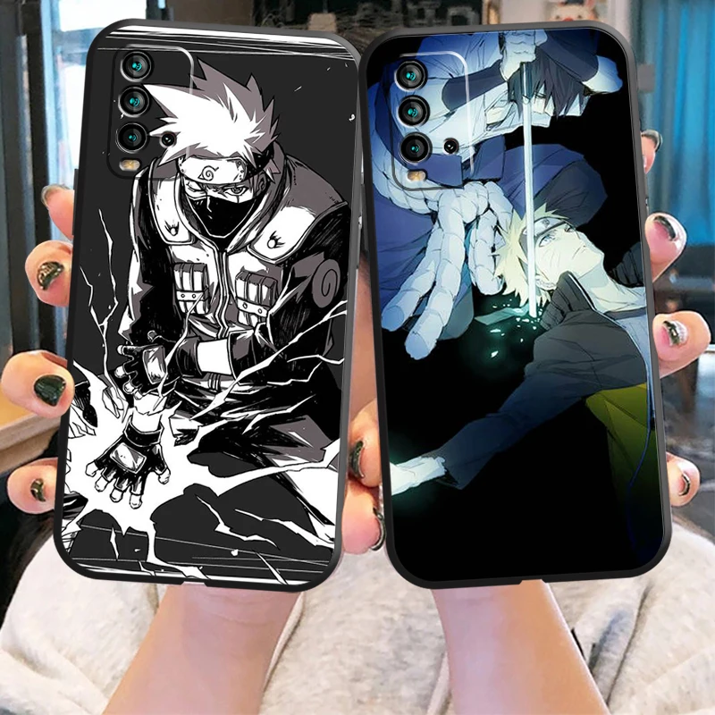 

Japan Bandai Anime Naruto Phone Case For Xiaomi Redmi Note 10 Pro MAX 10T 10S 5G 10 Silicone Cover Funda Shell Protective