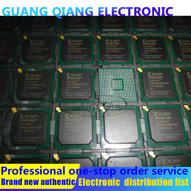

1 шт XC2S200-5FGG456C IC FPGA 284 I/O 456FBGA