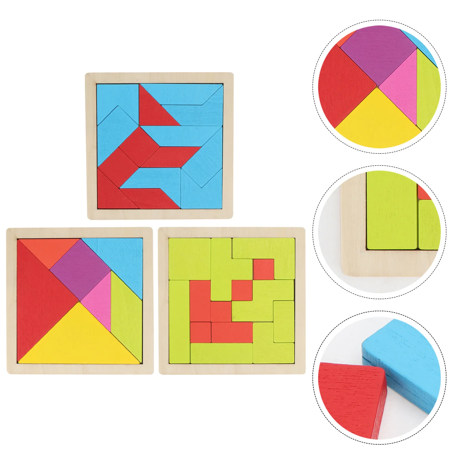 

1 Set Early Education Geometric Puzzle Toys Children's Brain-developed Plaything