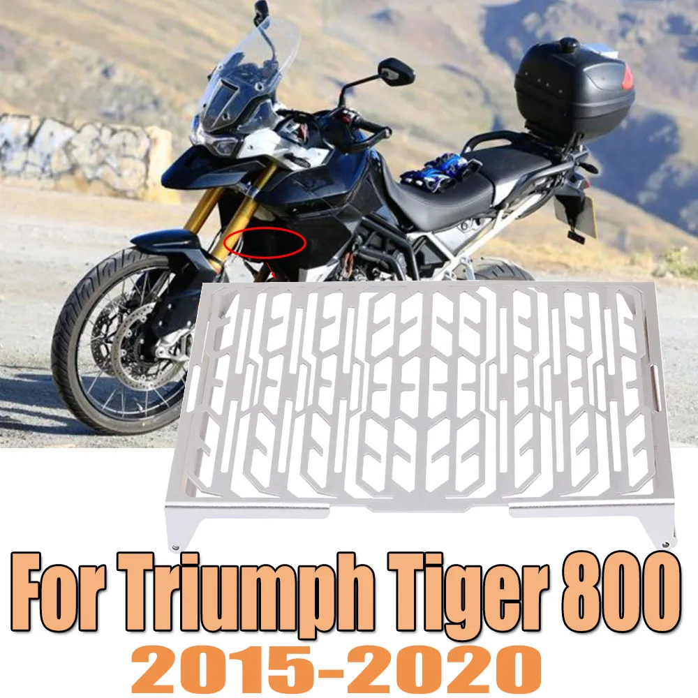 

For Triumph Tiger 800 XC XCX XR XRX 2015 - 2020 2016 2017 2018 Motorcycle Radiator Grille Guard Protector Grill Cover Accessorie