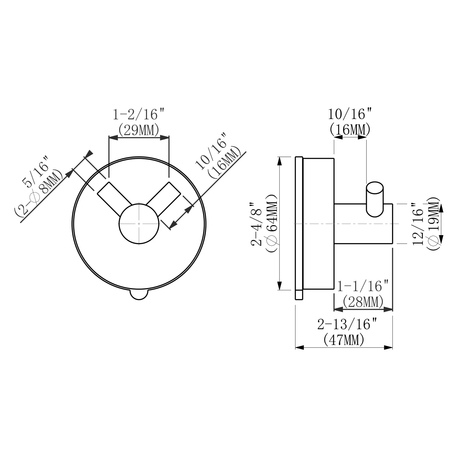 2pcs 5KGS Reusable Suction Cup Hook Stainless Steel Vacuum Towel Hooks Robe Nickel Kitchen Bathroom Home Accessories | Дом и сад