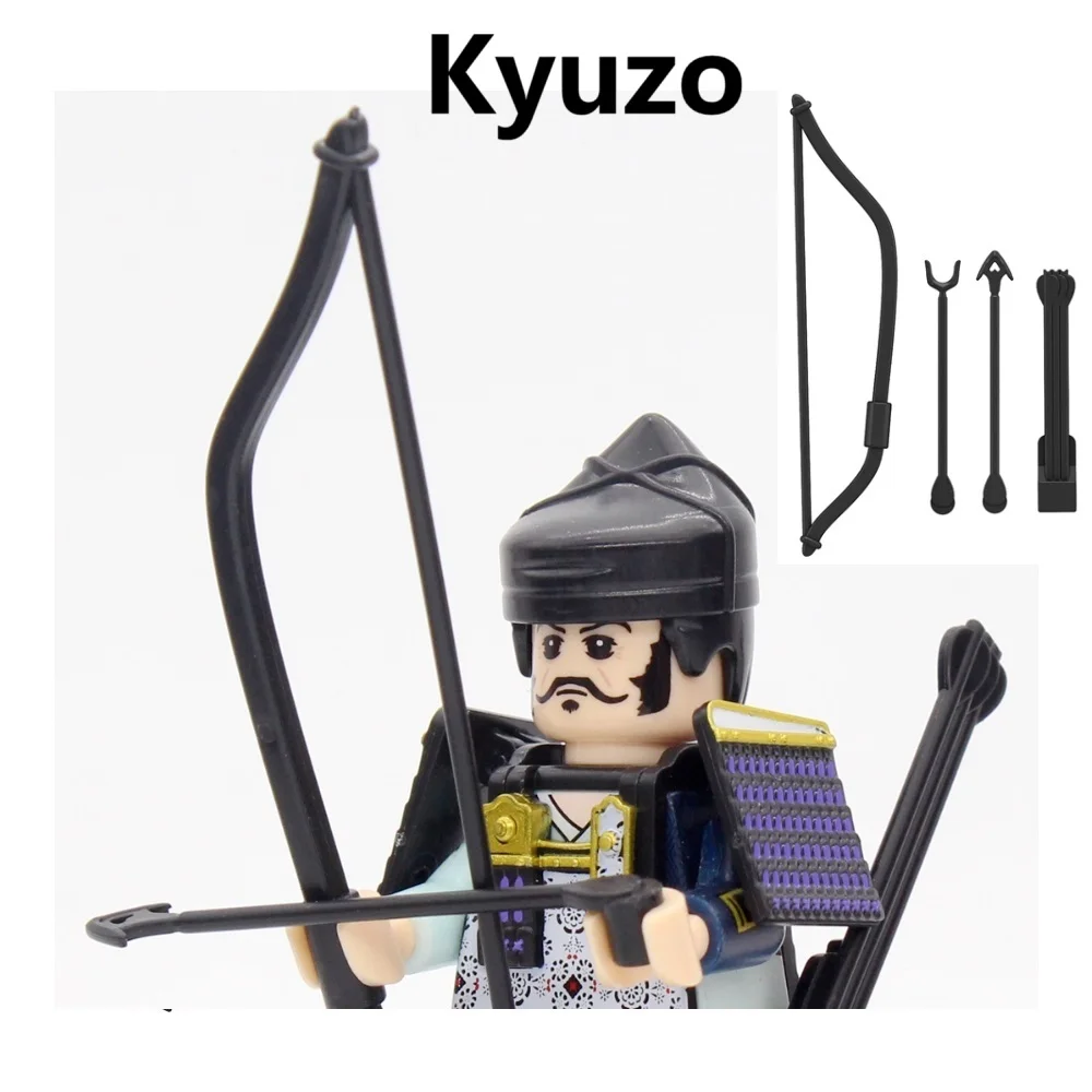 Фото Япония Seven Samurai Building Blocks Edo Period Tokugawa Ieyasu Oda Nobunaga Мини-фигурки игрушки №3
