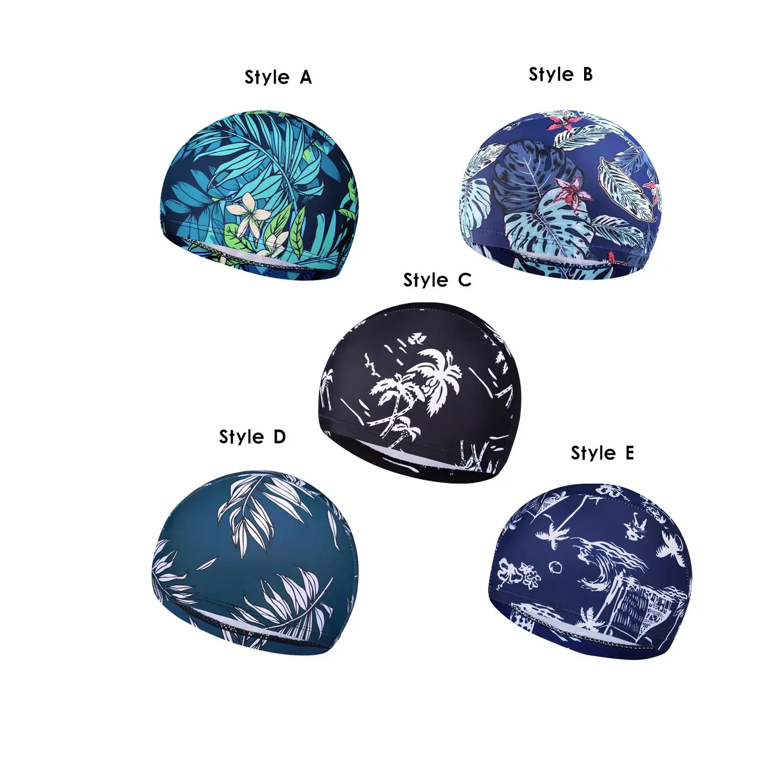 

Swimming Cap for Men and Women Adults Water Sport Surf Long and Short Hair