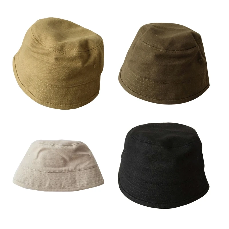 

Детская шляпа, Мягкая Панама, однотонная Детская шляпа для рыбалки